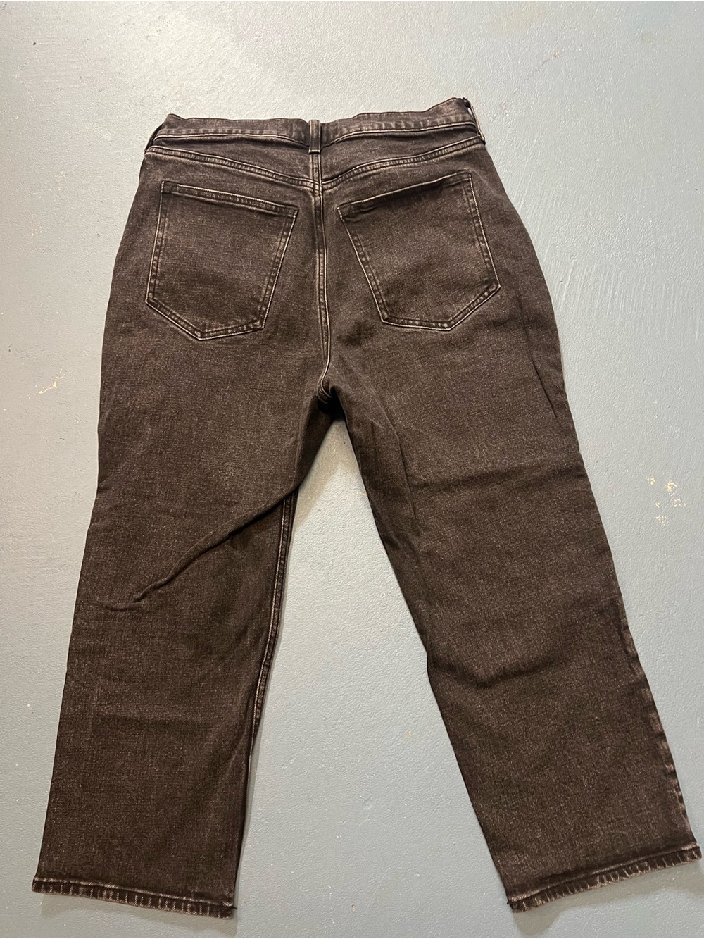 Abercrombie & Fitch Women's Ultra High Rise Ankle Straight Black Jeans XSHORT - Picture 3 of 6